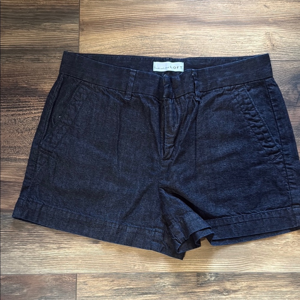 LOFT Blue (NWOT) Shorts Casual Cotton Blend size 2/26